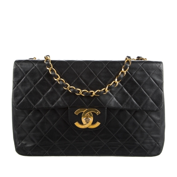 Chanel Vintage Classic Large Flap Shoulder Bag - Picture 1 of 7